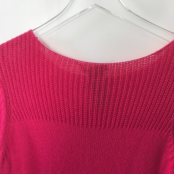 Chelsea & Theodore pink knit & crochet detail M - Picture 5 of 8